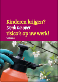 folder Kinderen krijgen risicos werk Nederlands